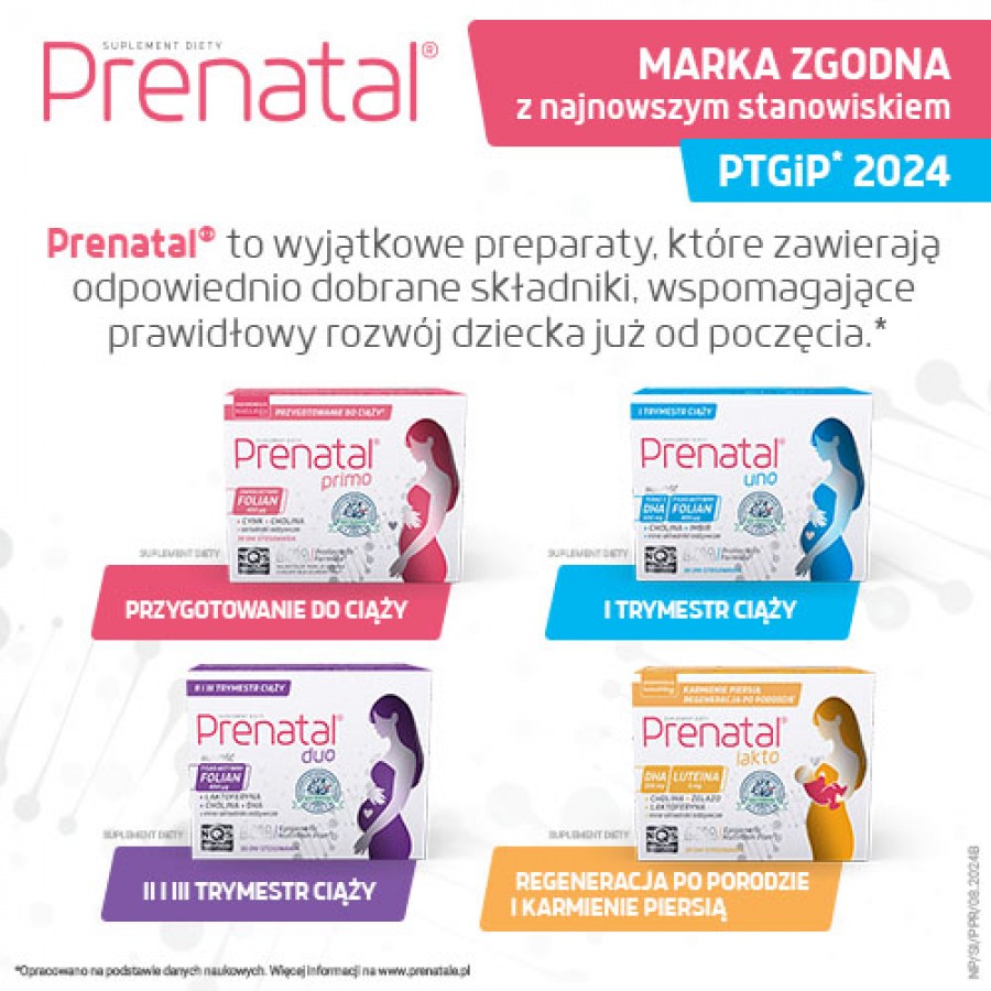 Zdjęcie produktu - 6 Prenatal Primo dla kobiet planujących ciążę, 30 kaps.
