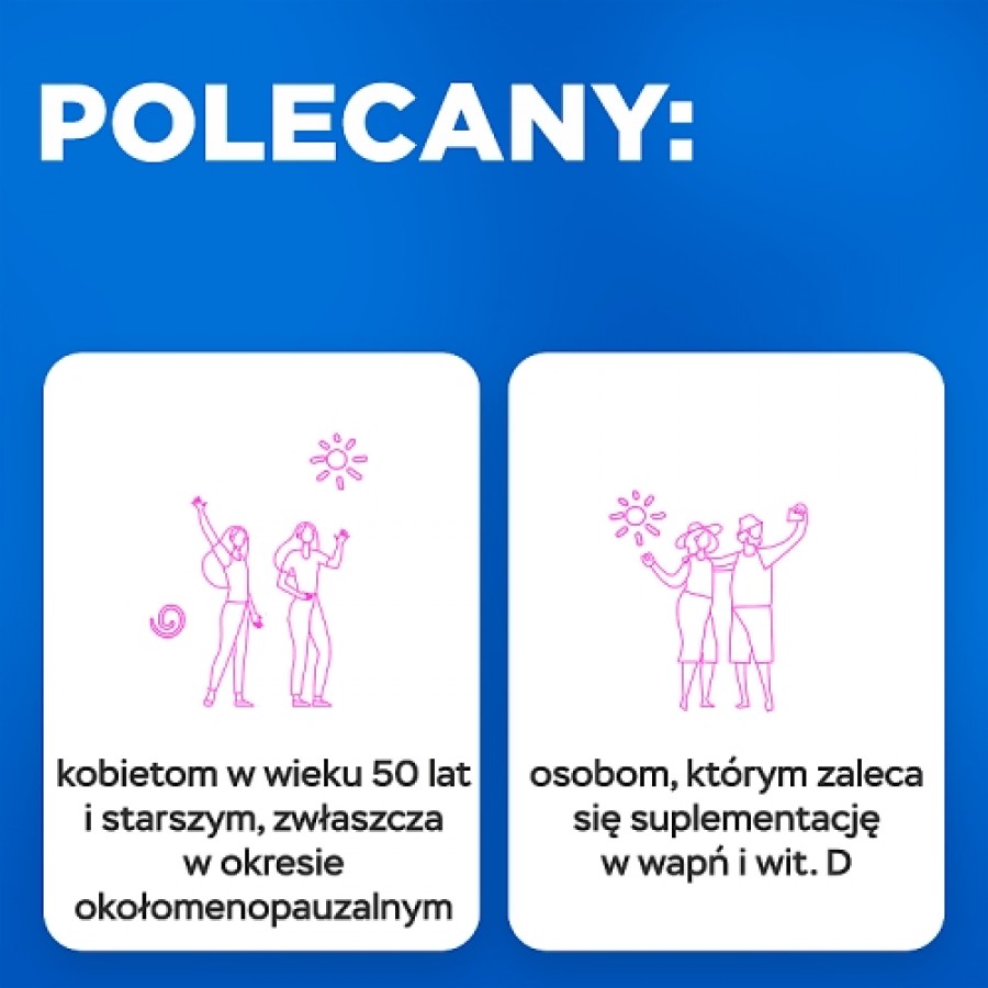 Zdjęcie produktu - 3 Vitrum Calcium Wapń 500mg + Witamina D 200j.m., 120tabl.
