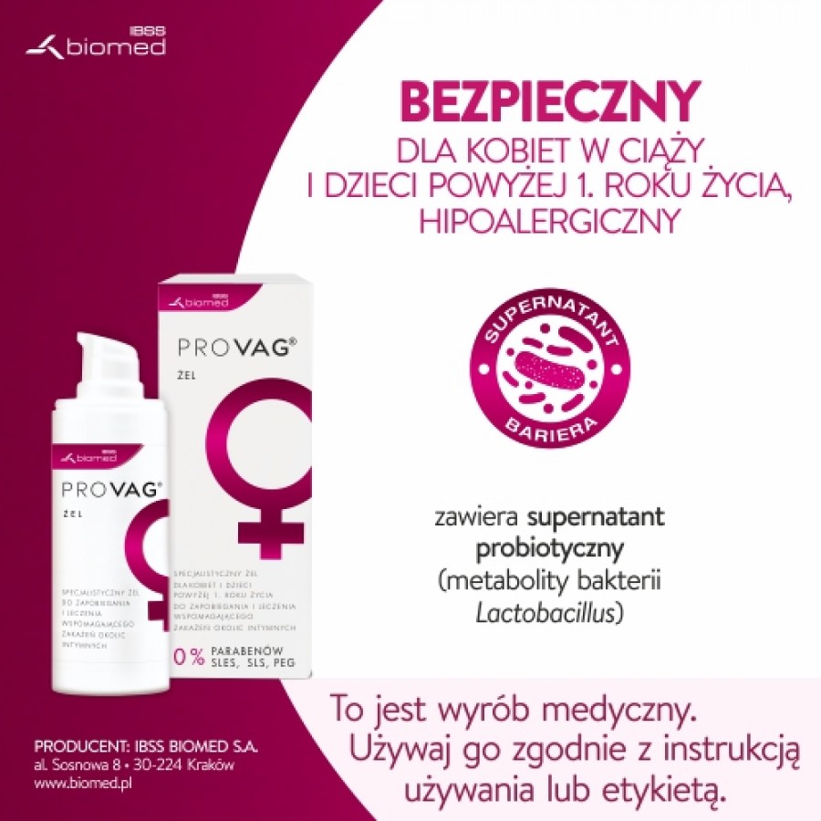 Zdjęcie produktu - 2 PROVAG Żel intymny - 30 g 