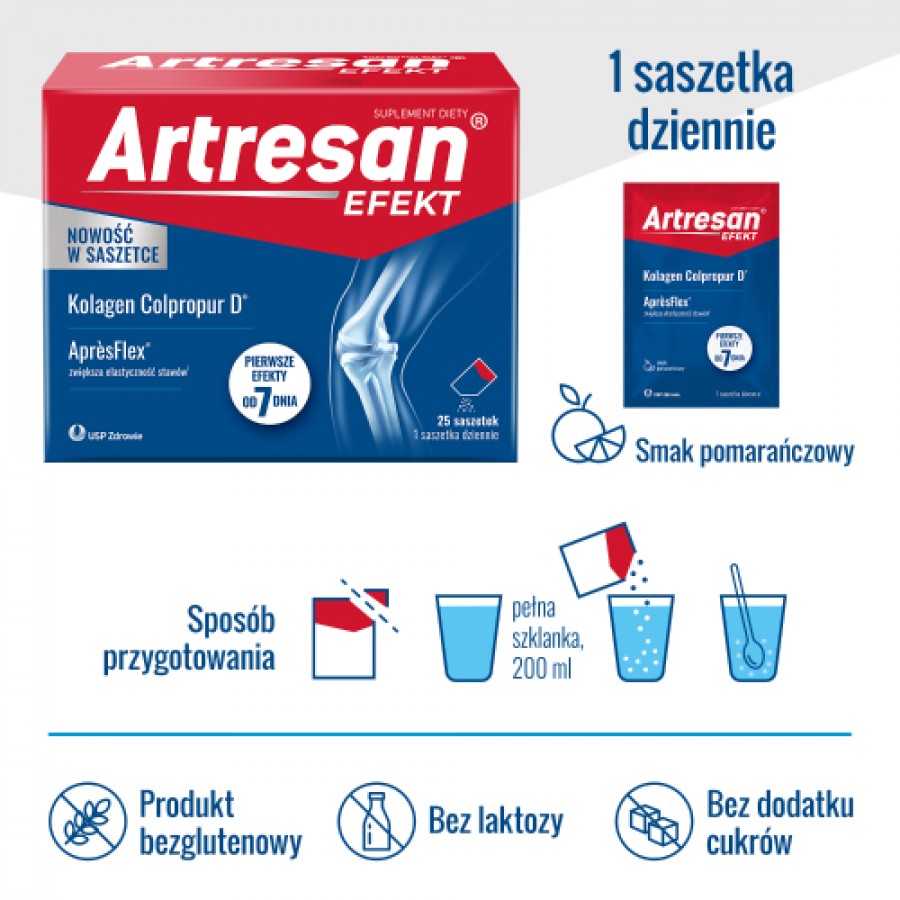 Zdjęcie produktu - 2 Artresan Efekt, 25 saszetek