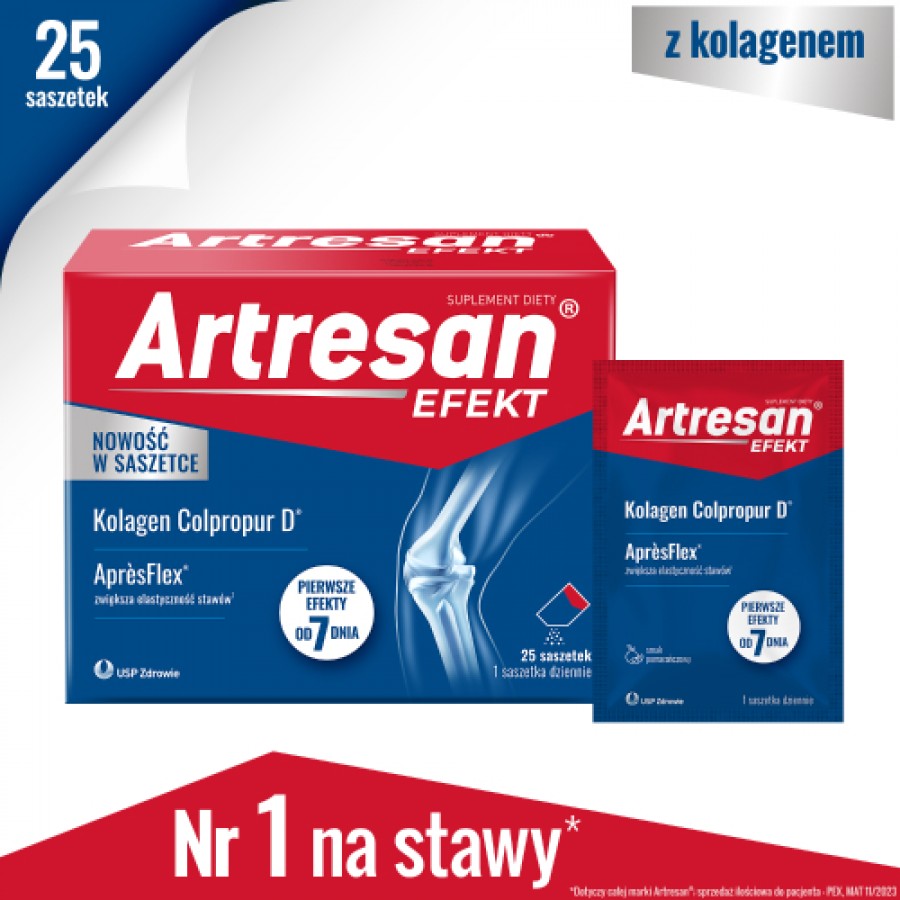 Miniaturka artykułu - #1 Artresan Efekt, 25 saszetek