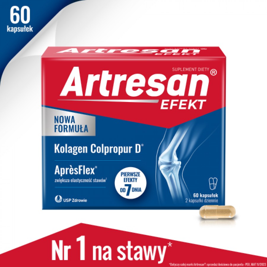 Zdjęcie produktu - 2 Artresan Efekt, 60 kapsułek