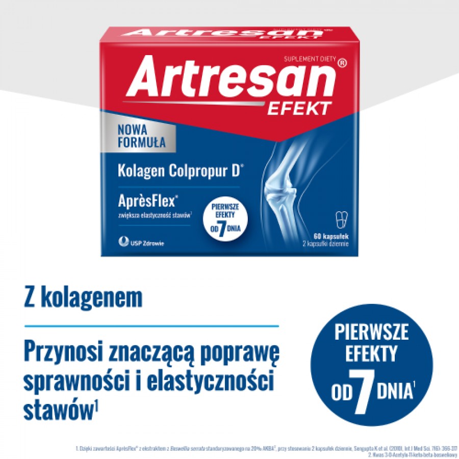 Zdjęcie produktu - 3 Artresan Efekt, 60 kapsułek