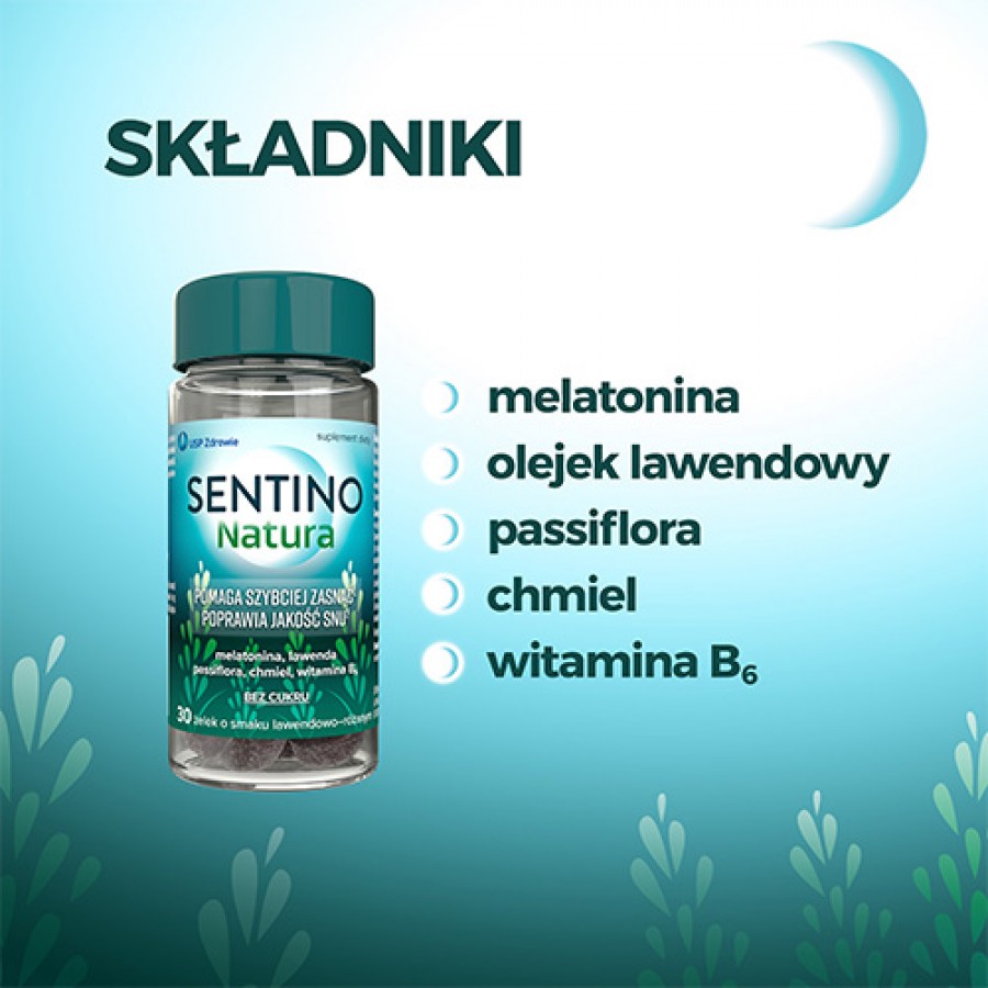 Zdjęcie produktu - 2 Sentino Natura żelki, 30 szt.