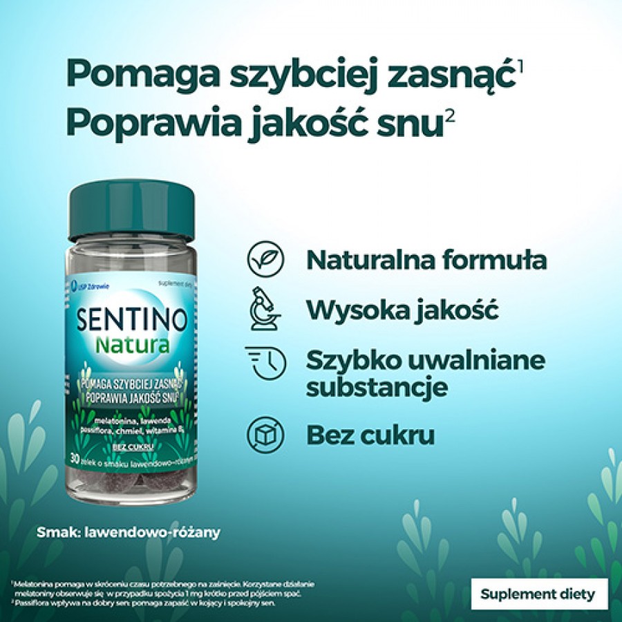 Zdjęcie produktu - 5 Sentino Natura żelki, 30 szt.