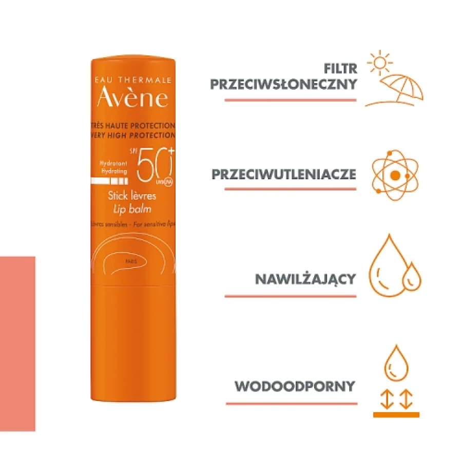 #1 – AVENE Stick Levres pomadka ochronna SPF50, 3gr