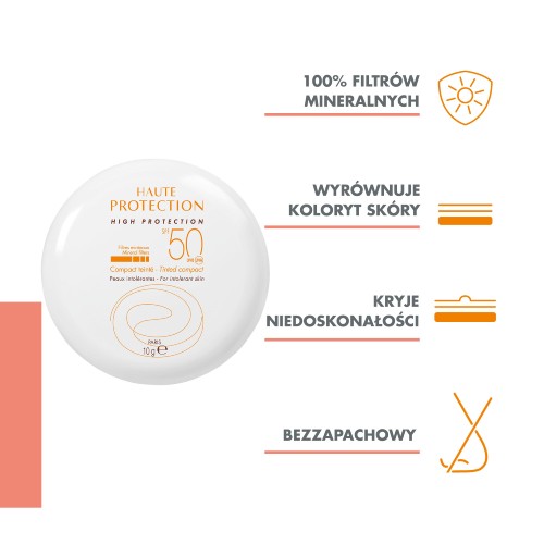 Miniaturka artykułu - #0 AVENE Wysoka Ochrona Przeciwsłoneczna Podkład Piaskowy SPF 50, 10g