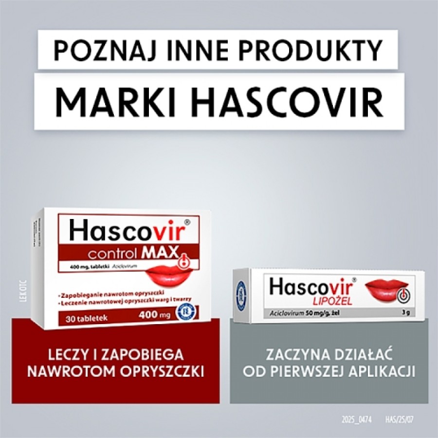 Zdjęcie produktu - 3 Hascovir Protect Plastry na opryszczkę, 15szt.