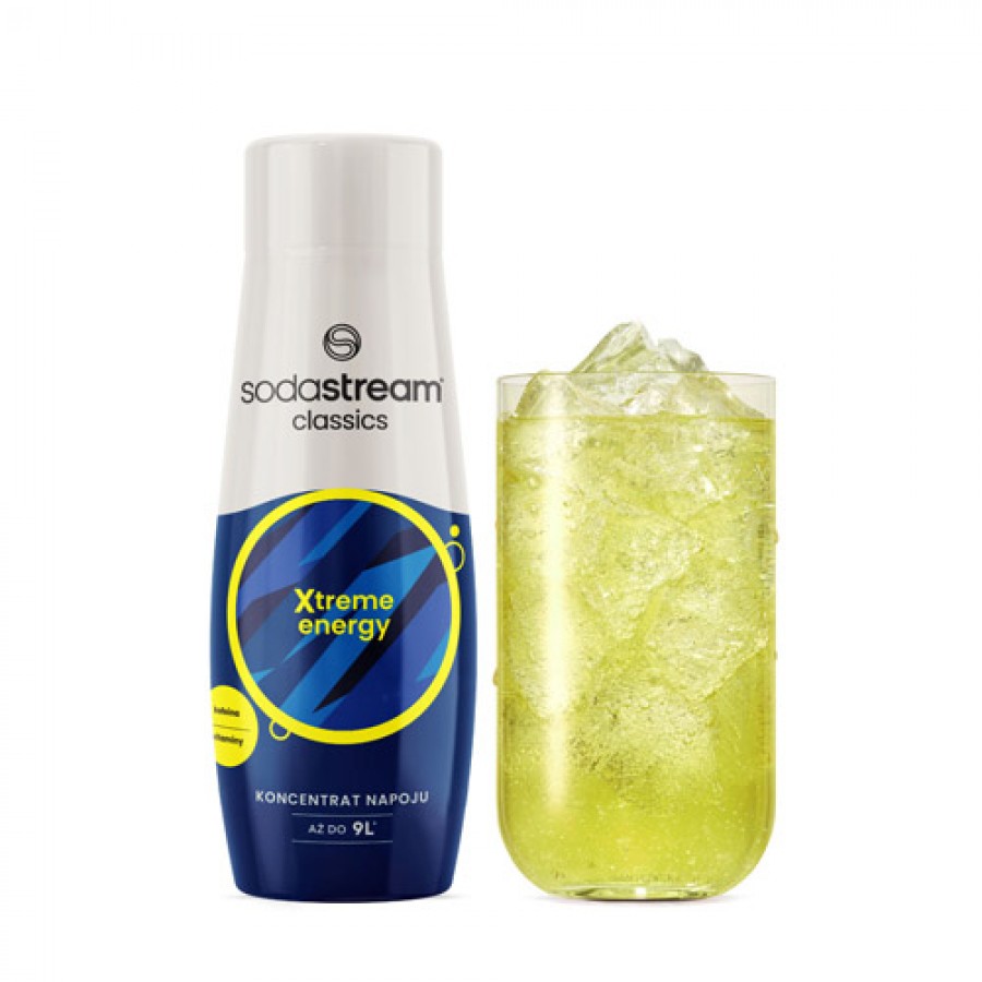 Zdjęcie produktu - 0 SodaStream Syrop Xtreme Energy z kofeiną, 440ml