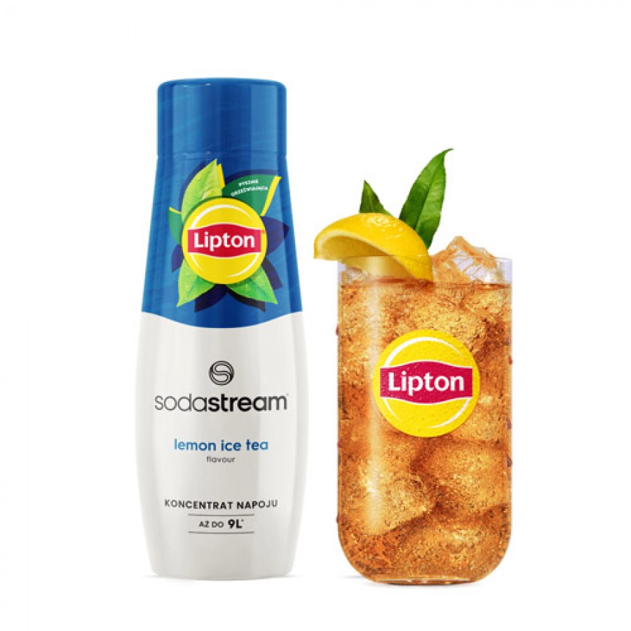 Miniaturka artykułu - #0 SodaStream Syrop Lipton Ice Tea Lemon, 440ml
