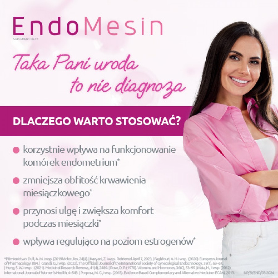Miniaturka artykułu - #1 Nutropharma Endomesin, 60kaps. (+60kaps.)