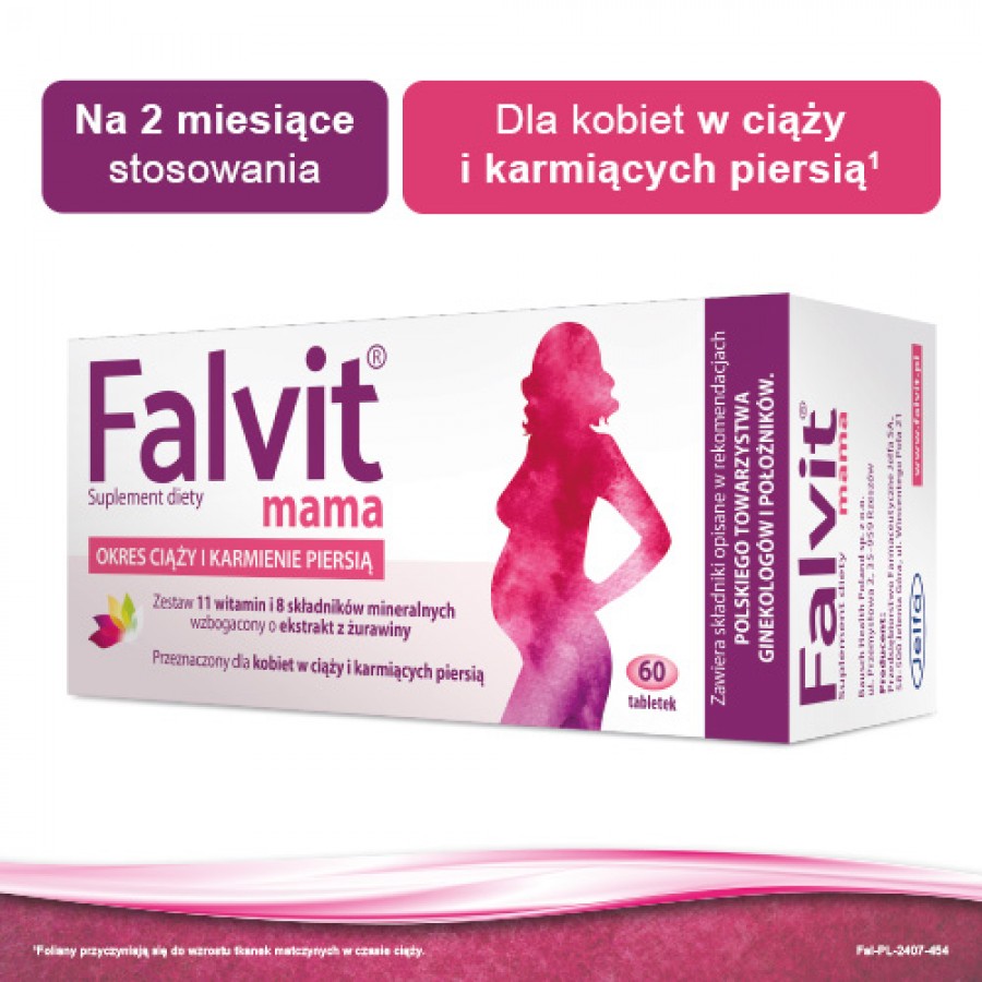 Miniaturka artykułu - #0 FALVIT mama, 60tabletek