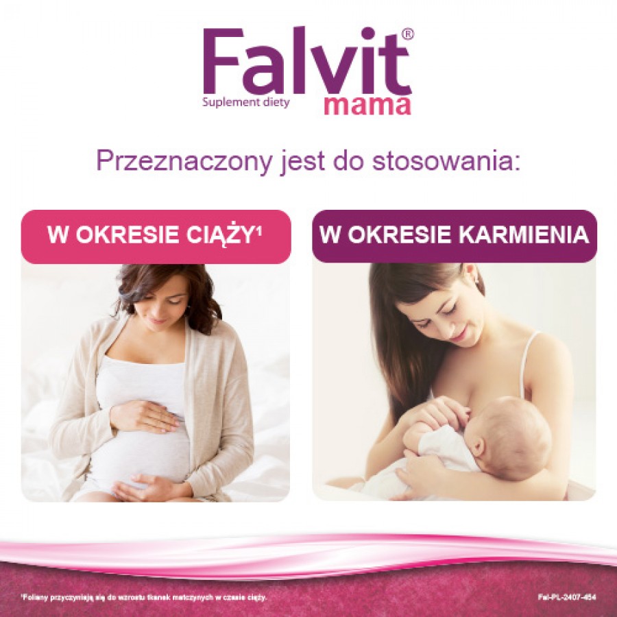 Zdjęcie produktu - 3 FALVIT mama, 60tabletek