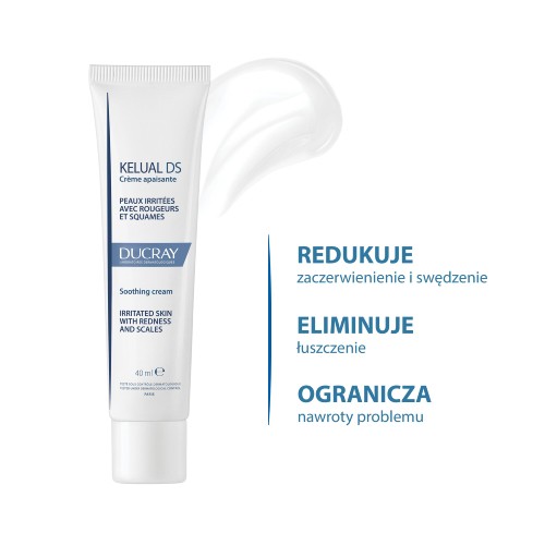 Miniaturka artykułu - #1 DUCRAY KELUAL DS Krem kojący, 40ml