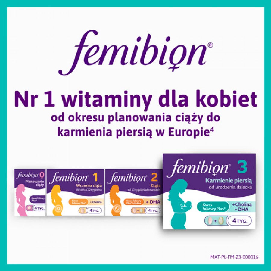 Zdjęcie produktu - 6 Femibion 3 Karmienie Piersią, 56tabl. + 56kaps.
