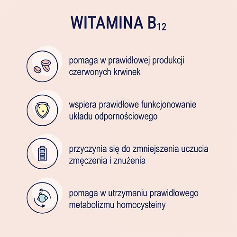 Zdjęcie produktu - 3 NATURELL Witamina B12 forte, 120 tabletek