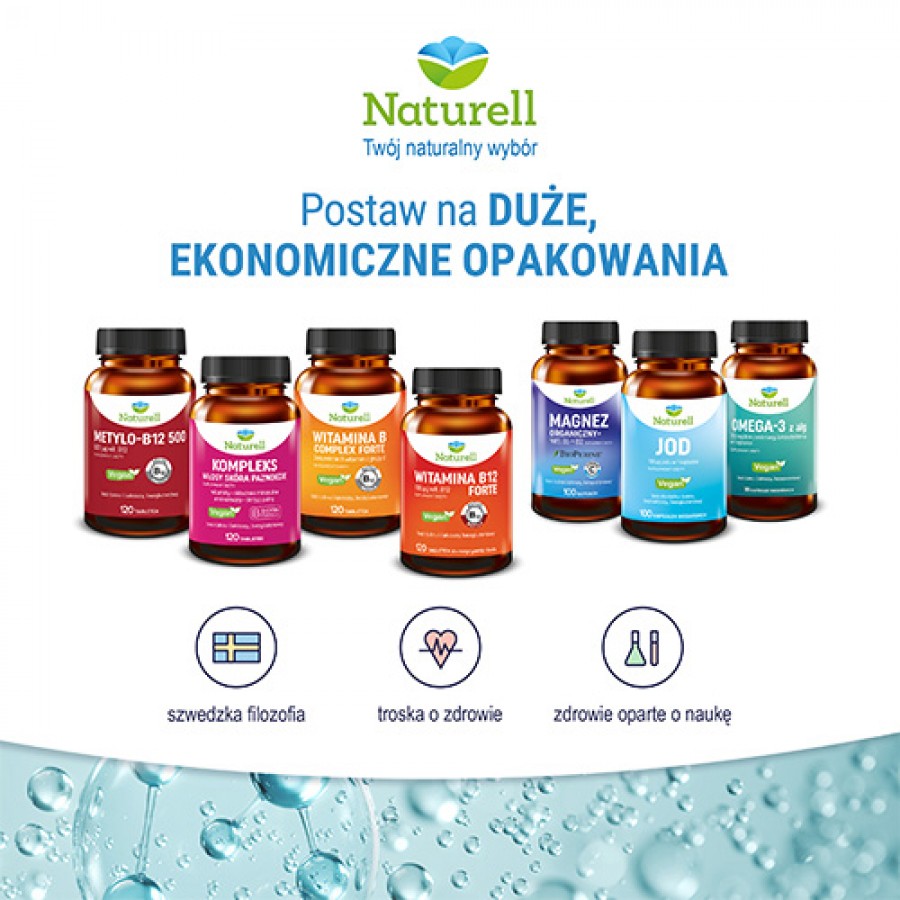 Zdjęcie produktu - 7 NATURELL Witamina B Complex Forte, 120 tabletek