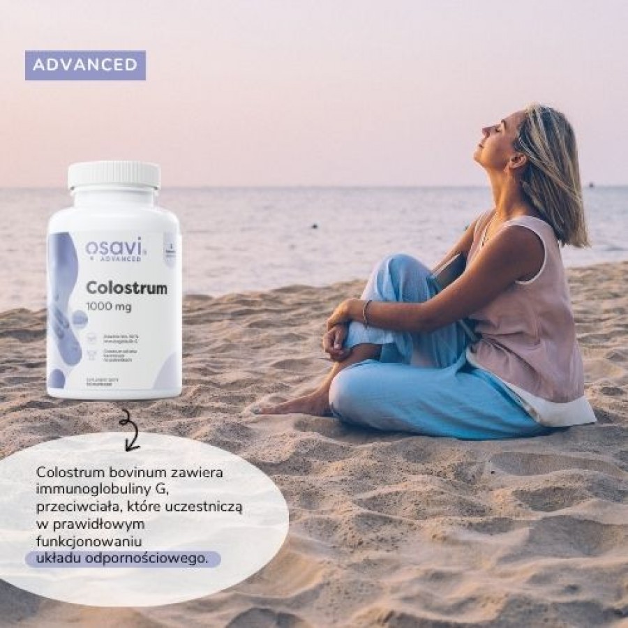 Miniaturka artykułu - #0 Osavi Colostrum 1000 mg, 120 kaps.