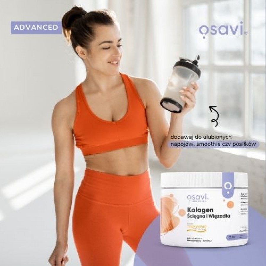 Miniaturka artykułu - #0 OSAVI Advanced Kolagen Ścięgna i Więzadła Proszek, 150g