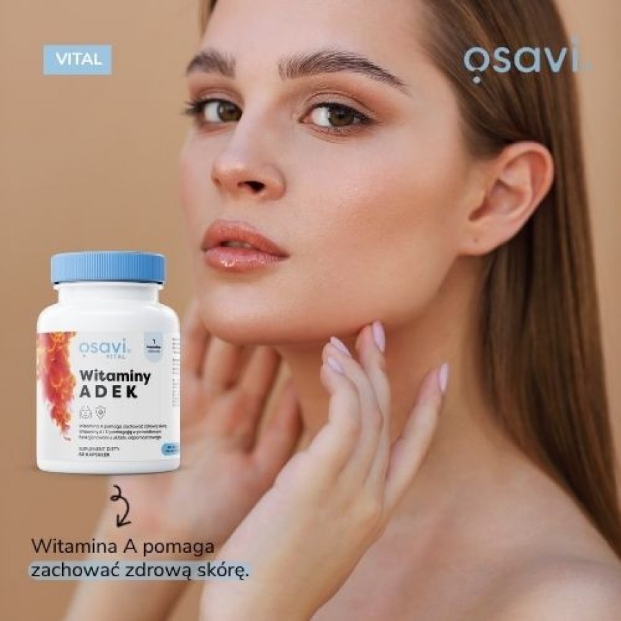 Miniaturka artykułu - #0 OSAVI Vital Witaminy ADEK, 60kaps.
