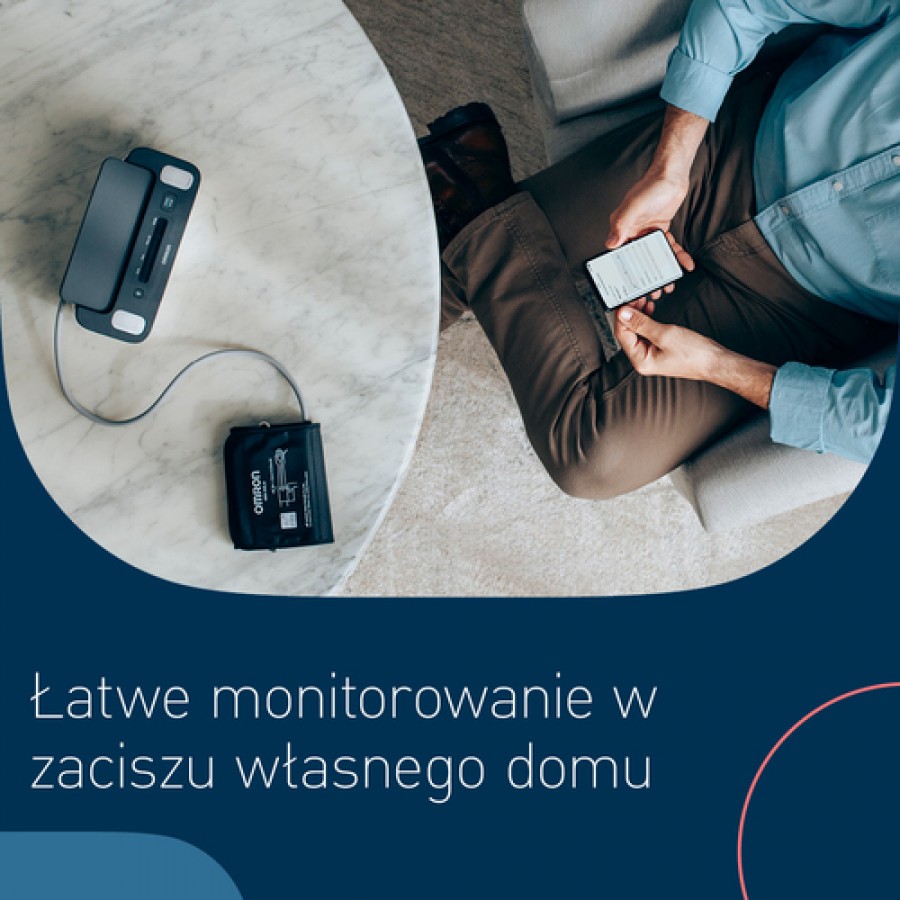 Zdjęcie produktu - 4 OMRON Complete HEM-7530T-E3 Automatyczny ciśnieniomierz naramienny + EKG