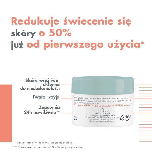 Miniaturka artykułu - #1 AVENE CLEANANCE Aqua-gel matujący, 50ml