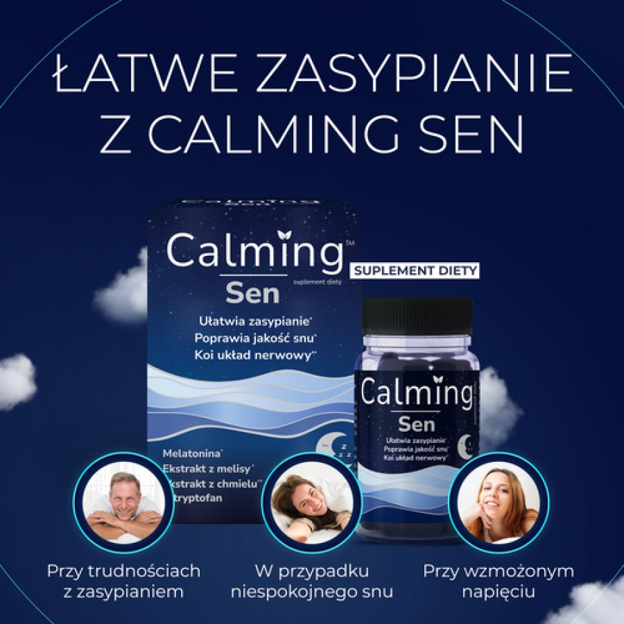 Zdjęcie produktu - 3 DOMOWA APTECZKA Calming Sen kapsułki twarde, 30 sztuk