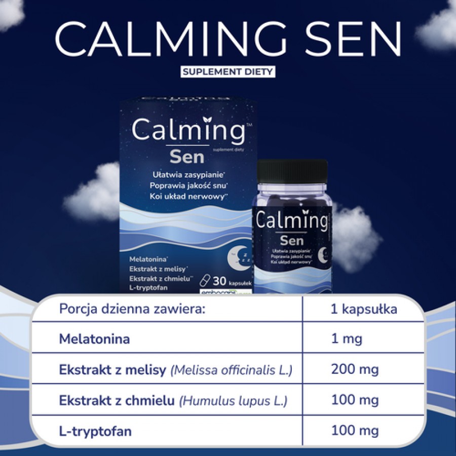 Zdjęcie produktu - 4 DOMOWA APTECZKA Calming Sen kapsułki twarde, 30 sztuk
