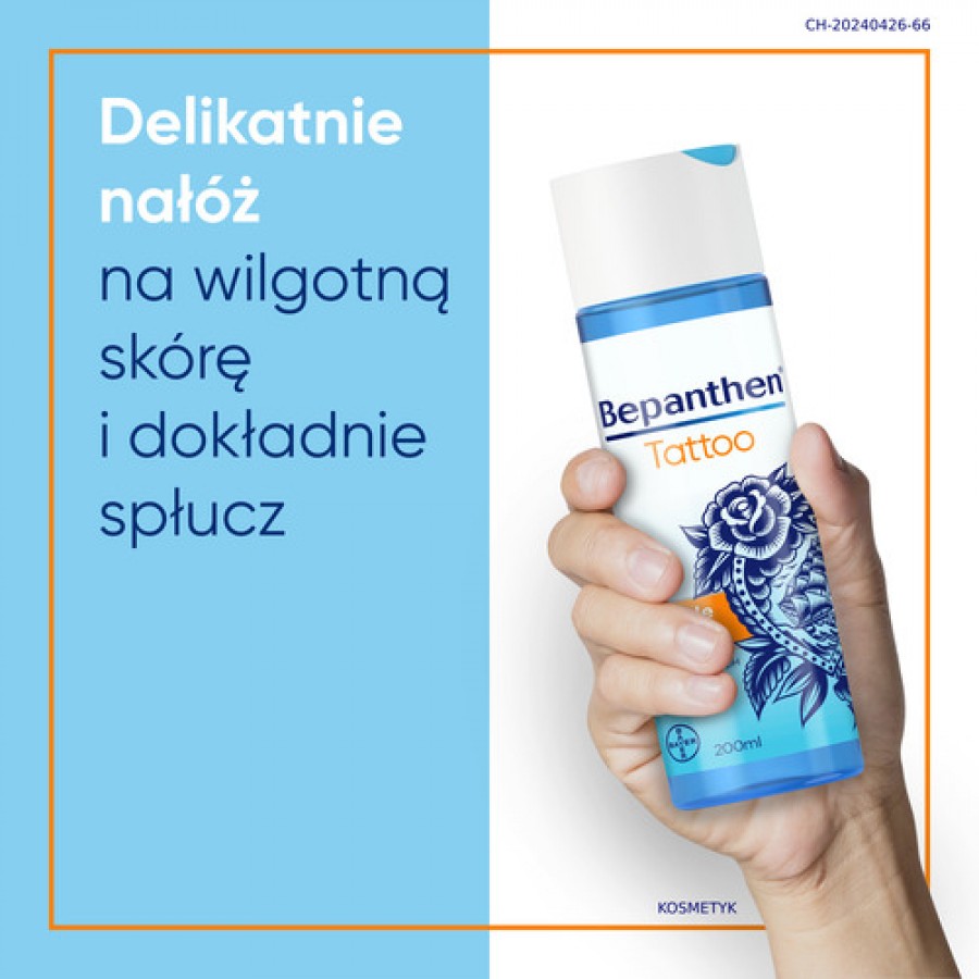 Zdjęcie produktu - 4 Bepanthen Tattoo Żel do mycia wytatuowanej sk&oacute;ry, 200ml