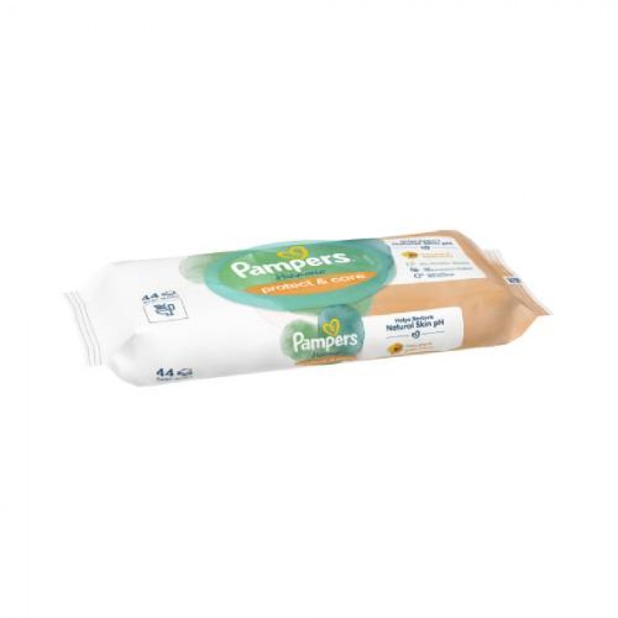 Zdjęcie produktu - 9 Pampers Harmonie Protect&Care Chusteczki nawilżane, 44szt.