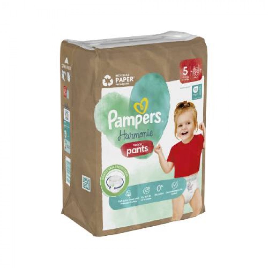Zdjęcie produktu - 2 Pampers Harmonie Baby Pieluchomajtki rozmiar 5 12kg-17kg, 20 sztuk