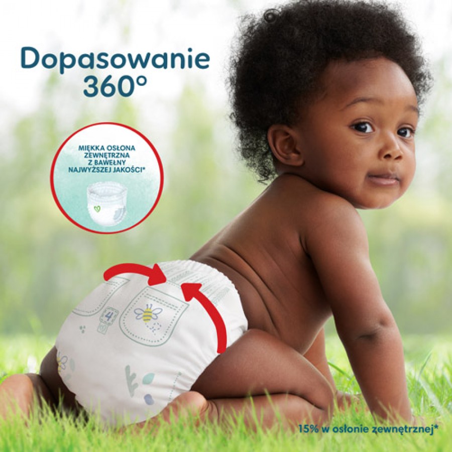 Miniaturka artykułu - #0 Pampers Harmonie Pieluszki rozmiar 1 2-5 kg, 35 sztuk