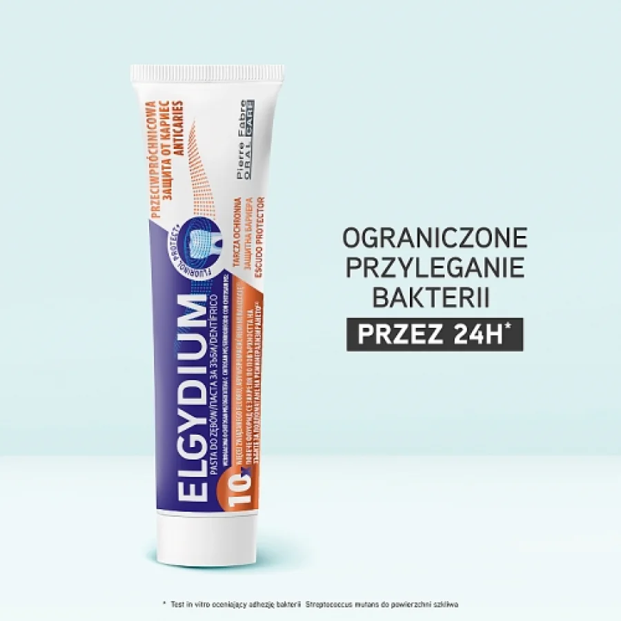 #0 – Elgydium Przeciwpr&oacute;chnicowa pasta do zęb&oacute;w z Kompleksem Fluorinol Protect+, 75 ml