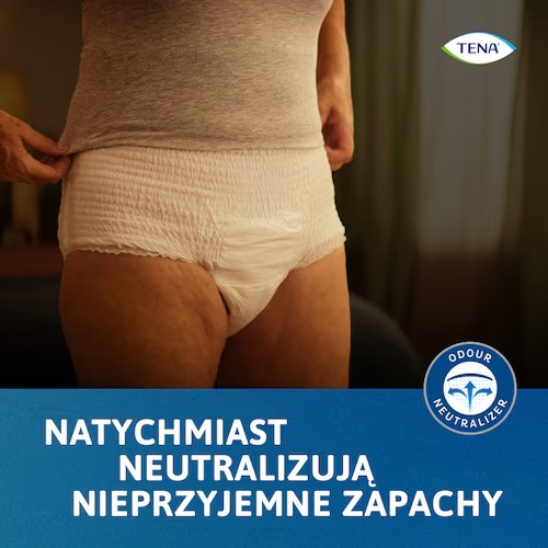 Miniaturka artykułu - #1 TENA PANTS ProSkin Super Night Majtki chłonne M, 10 szt.