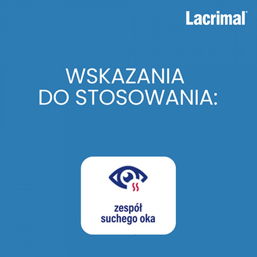 Miniaturka artykułu - #1 LACRIMAL Krople do oczu - 2 x 5 ml