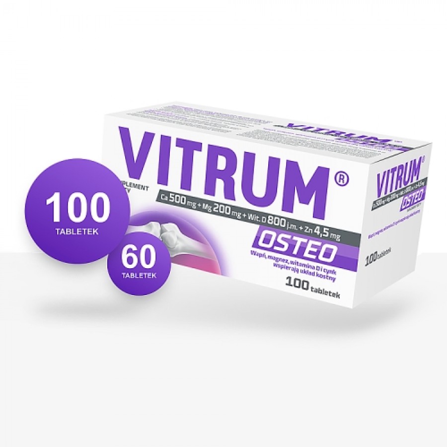 Zdjęcie produktu - 2 Vitrum Osteo, 100 tab.