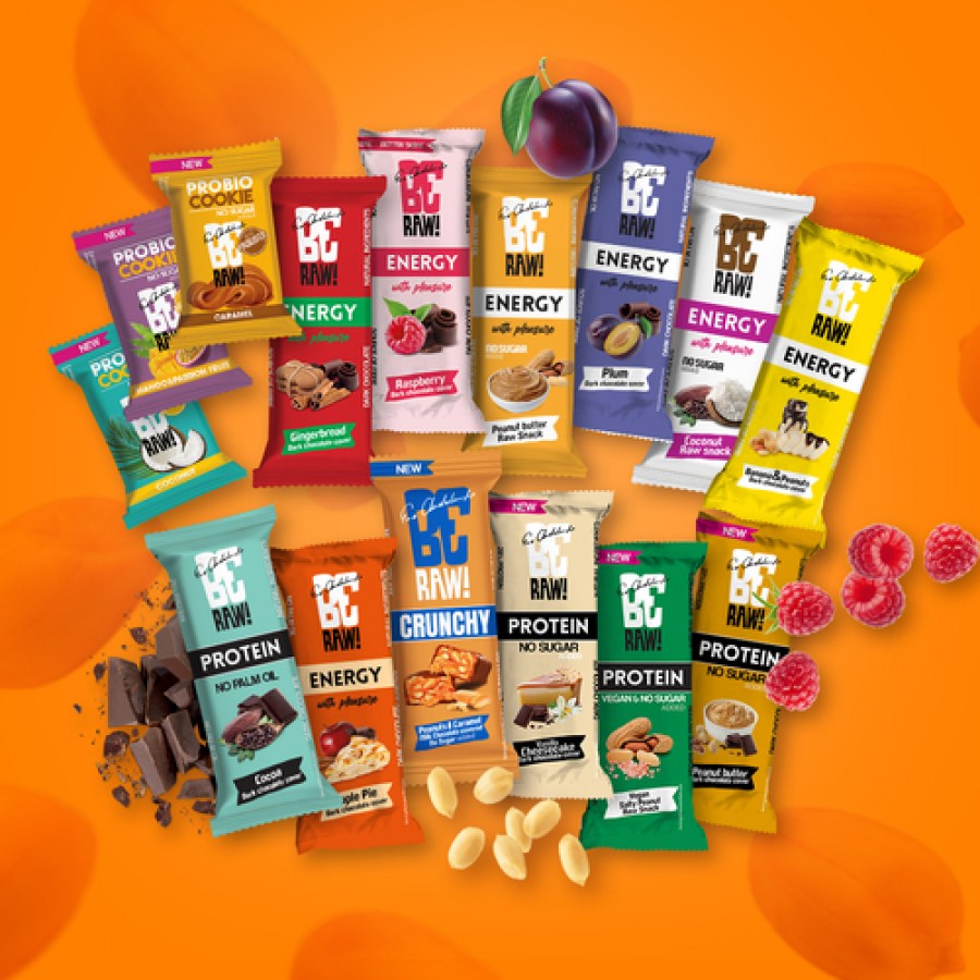 Zdjęcie produktu - 5 BeRAW Baton Crunchy Peanuts&Caramel, 40g