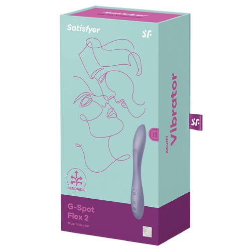 Miniaturka artykułu - #0 Satisfyer G-Spot Flex 2 Wibrator wielofunkcyjny fioletowy