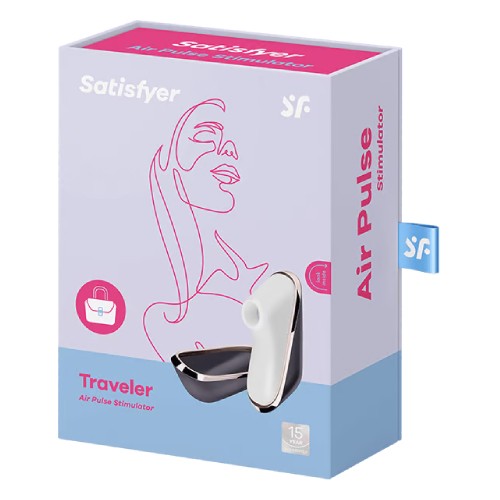 Miniaturka artykułu - #0 Satisfyer Traveler Stymulator łechtaczki
