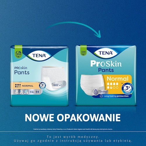 Zdjęcie produktu - 7 TENA PANTS ProSkin Normal majtki chłonne XL, 15 sztuk