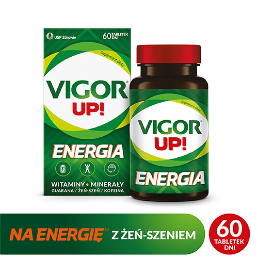 Miniaturka artykułu - #0 VIGOR UP! ENERGIA, 60 tabletek