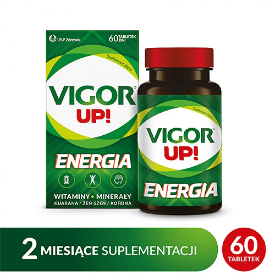 Miniaturka artykułu - #1 VIGOR UP! ENERGIA, 60 tabletek