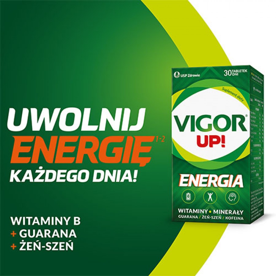 Zdjęcie produktu - 6 Vigor UP! Energia, 60 tabl.