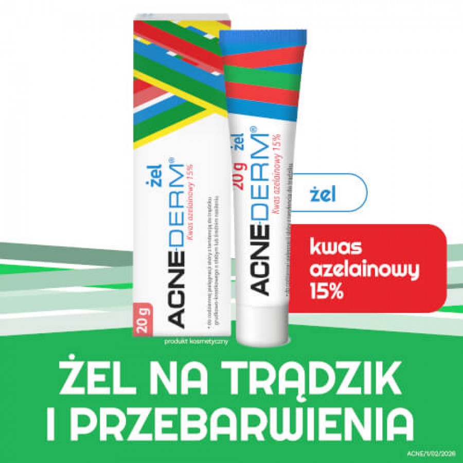Miniaturka artykułu - #0 ACNE-DERM żel, 20g