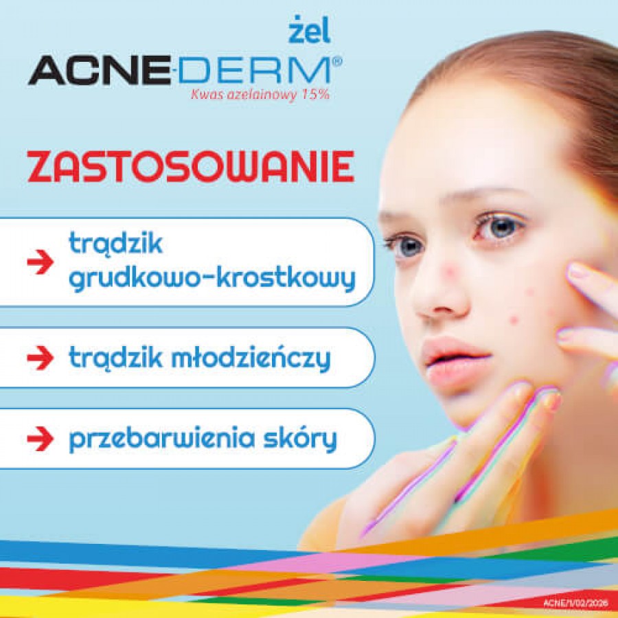 Miniaturka artykułu - #1 ACNE-DERM żel, 20g