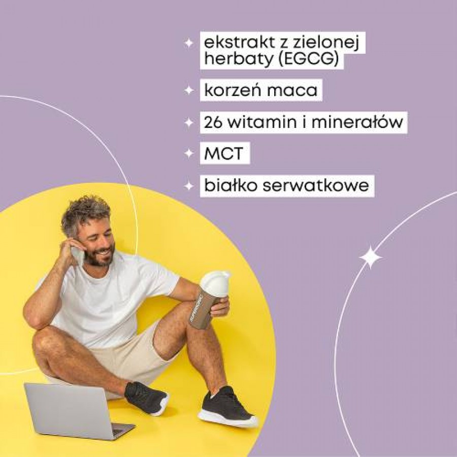 Zdjęcie produktu - 2 SUPERSONIC Keto Meal Pełnowartościowy posiłek Kremowa czekolada, 80g
