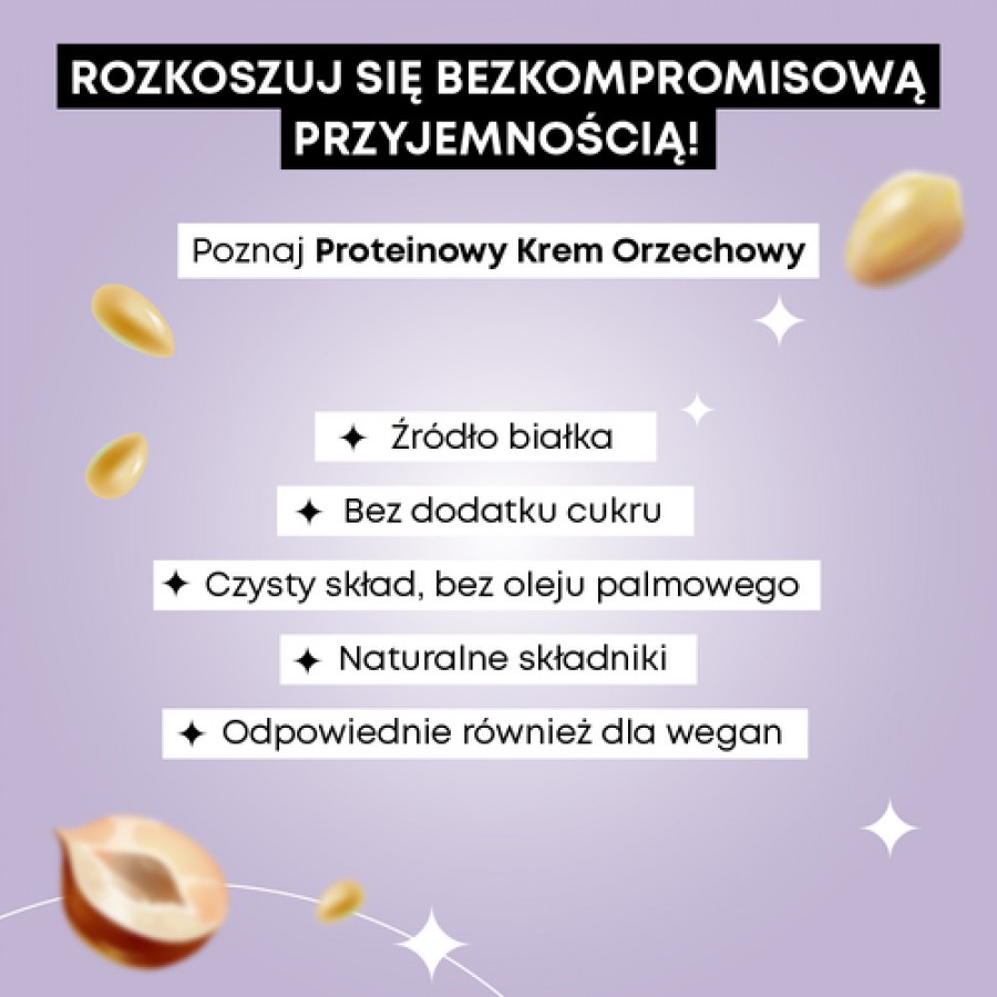 Miniaturka artykułu - #0 SUPERSONIC Kleks Krem Mocy Krem orzechowy o smaku czekolady z pomarańczą, 250g