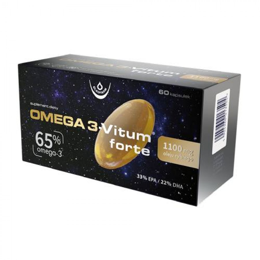 Zdjęcie produktu - 0 OLEOFARM Omega 3-Vitum Forte, 60 kapsułek
