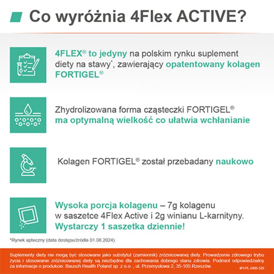 Zdjęcie produktu - 2 4Flex Active, 30 sasz.