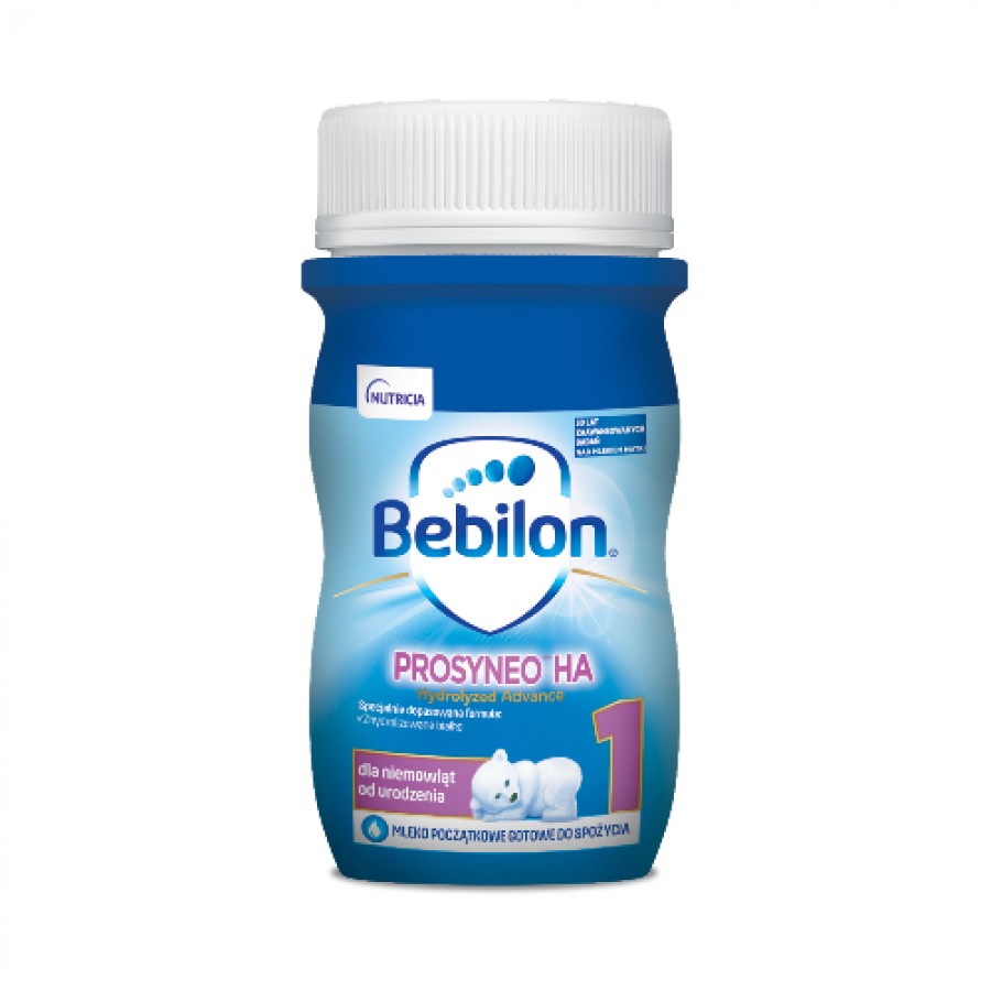Miniaturka artykułu - #0 Bebilon Prosyneo HA 1 Mleko początkowe w płynie dla niemowląt od urodzenia, 24x 90ml